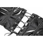 Dark in Lia Punk Love Patent Leather Waist Corset with Metal Accents - Size UK 18 Left Only!