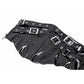 Dark in Lia Punk Love Patent Leather Waist Corset with Metal Accents - Size UK 18 Left Only!