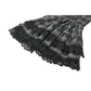 Dark in Love Ida Punk Grey Tartan Metal Studded Dress
