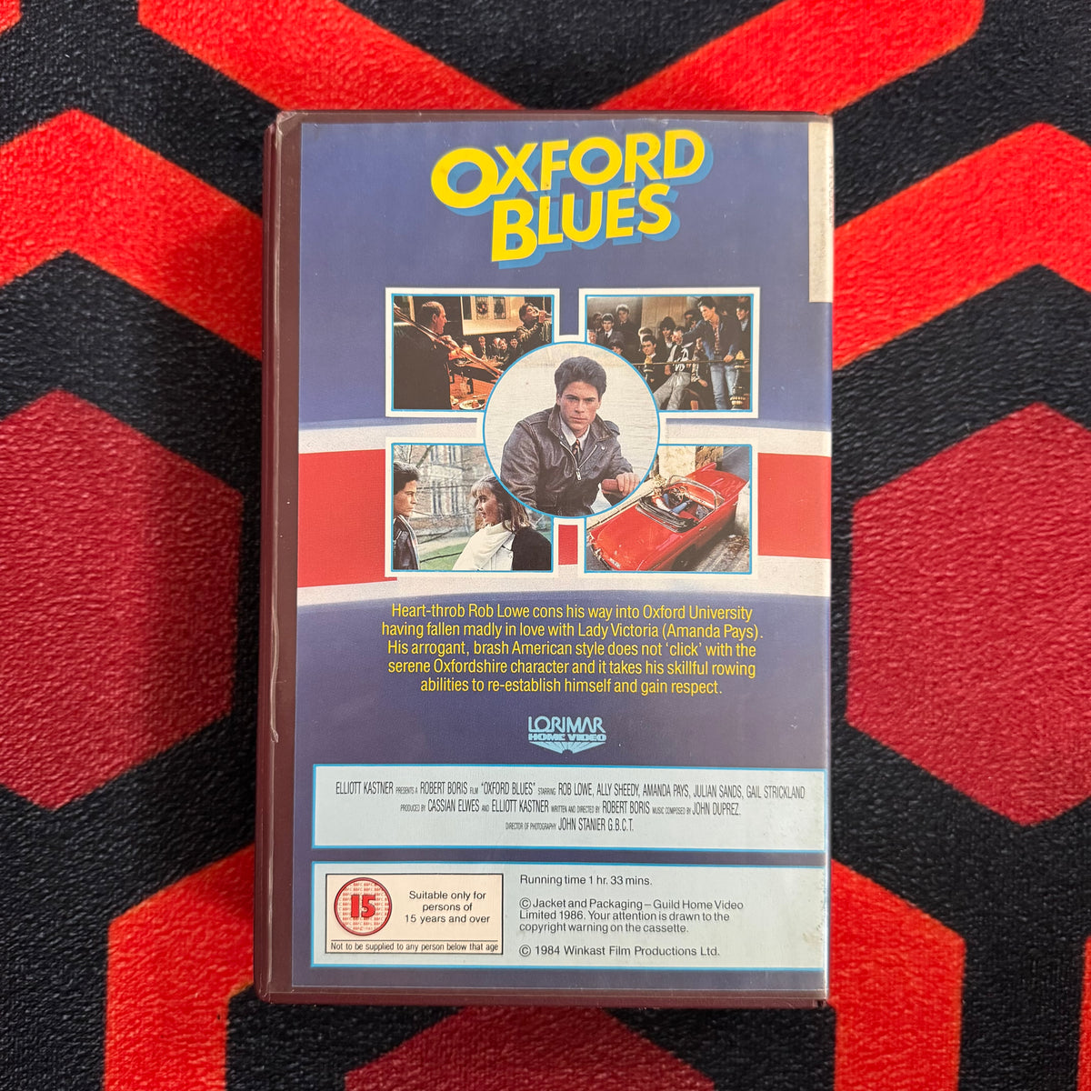 Oxford Blues Ex Rental VHS Video (1984) B501