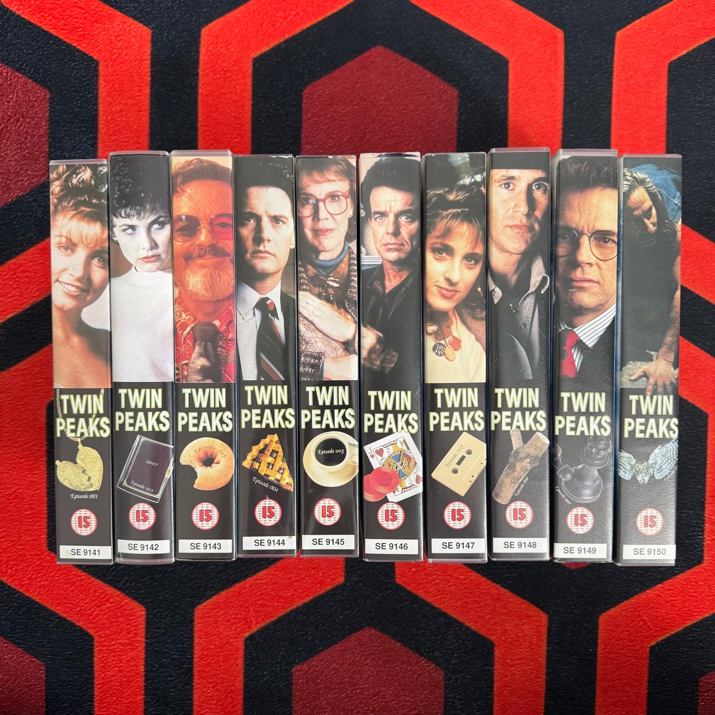 Twin Peaks VHS Video (1990) Full 10 Video Boxset