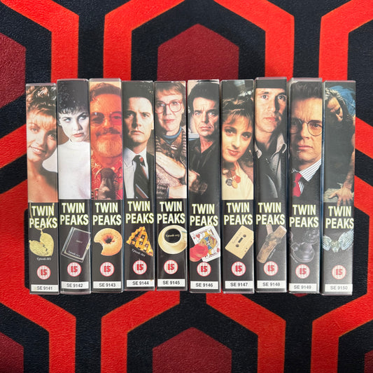 Twin Peaks VHS Video (1990) Full 10 Video Boxset