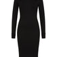 Necessary Evil Nyx Goth Midi Dress