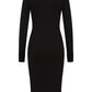 Necessary Evil Nyx Goth Midi Dress
