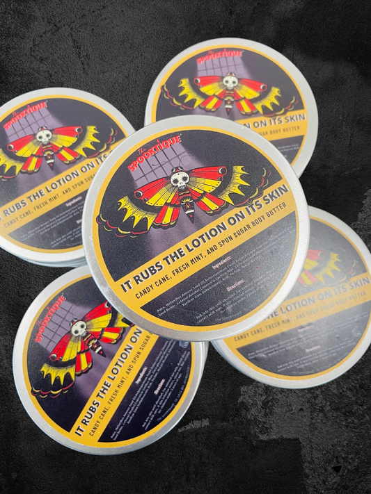 It Rubs the Lotion On Its Skin Silence of the Lambs Wax Melt - Candy Cane, Fresh Mint, & Spun Sugar Whipped Body Butter