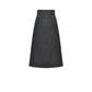 Dark in Love Chain Belt Layered Goth Skirt in Black