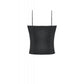 Dark in Love Punk Black and Tartan Cross Strap Nevida Top