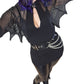 Necessary Evil Vespertilio Long Sleeve Bat Wings Effect Batwing Top - Size 8 Left Only!