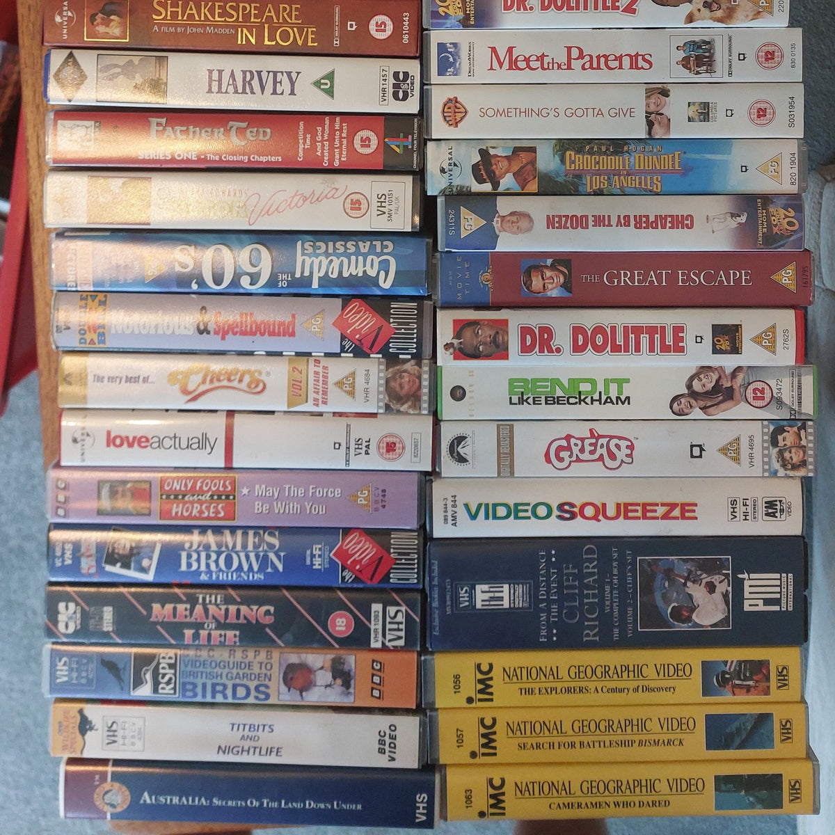 [FOR SALE] 48 x Sell Through Collection VHS Video