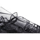 Dark in Love Melisandre Embroidered Velvet Mesh Goth Skirt in Black