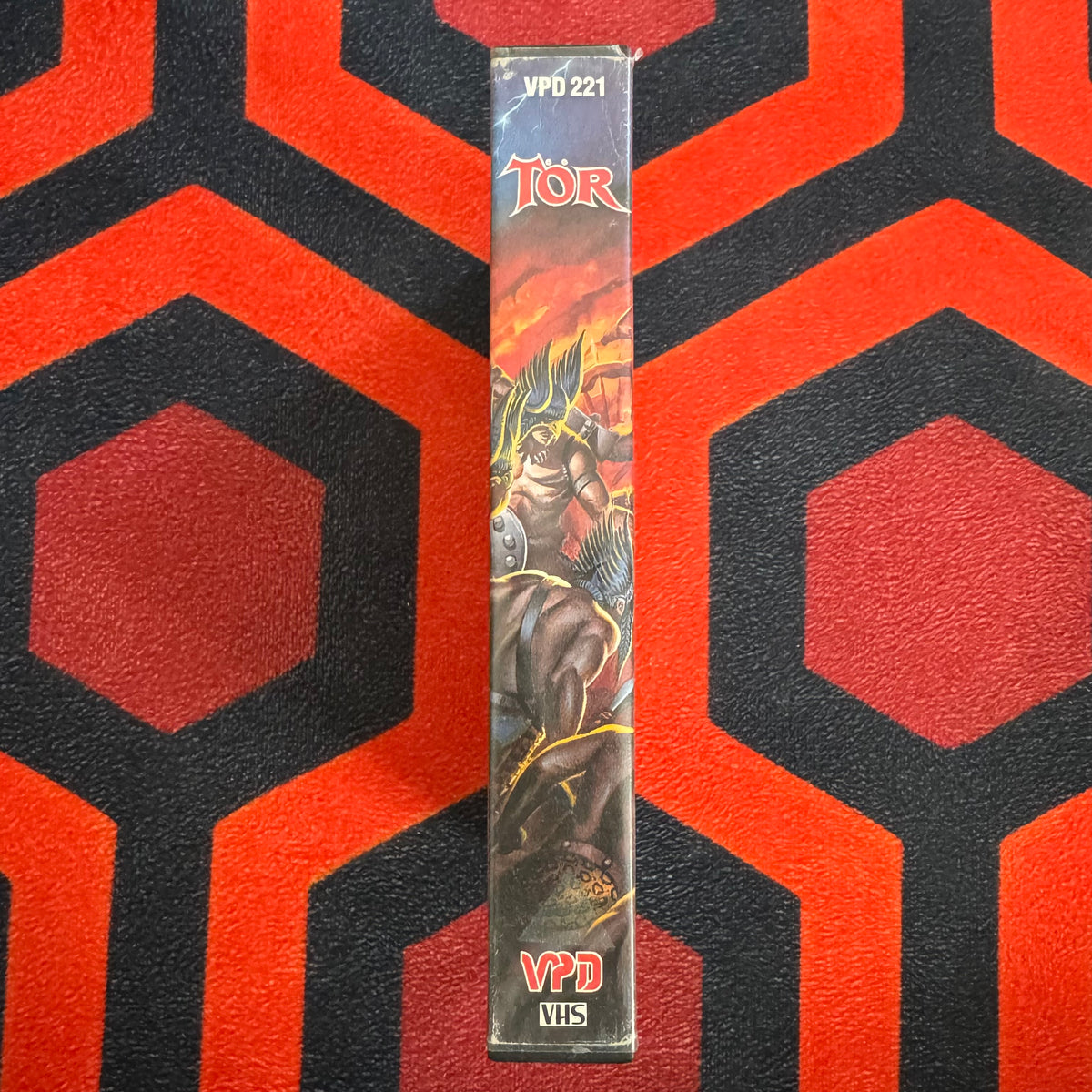 Tör Mighty Warrior Ex Rental VHS Video (1963) VPD221 [MOULD]