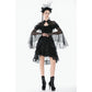 Dark in Love Elara Gothic Versatile Lace Shoulder Cape