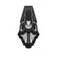 Dark in Love Belladonna Mesh Buckled Goth Skirt in Black