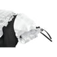 Dark in Love Court-Style Black & White Lace Blouse