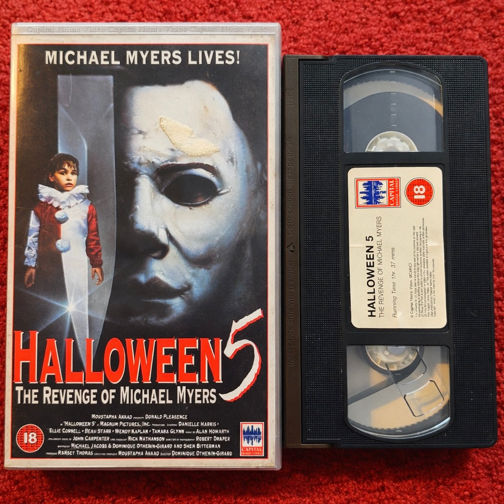 Halloween 5: The Revenge of Michael Myers VHS Video (1989) Ex Rental CHV1001