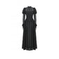 Dark in Love Harlow Dark Enchantress Gothic Lace Maxi Dress