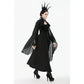 Dark in Love Erzsébet Dramatic Lace Gothic Cape Shrug
