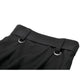 Dark in Love Chain Belt Layered Goth Skirt in Black