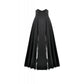 Dark In Love Dalaria High Waist Gothic Long Skirt - Lace Inset Panel