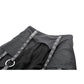 Dark in Love Belladonna Mesh Buckled Goth Skirt in Black