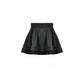 Dark in Love Lolita-Inspired Ruffled Mini Skirt in Black