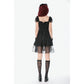 Dark in Love Black Gothic Sweet Bow Lace Lolita Dress