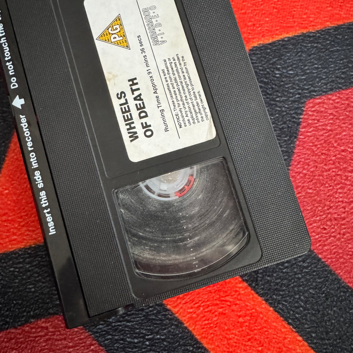 Wheels of Death Ex Rental VHS Video (1979) WOD01 [MOULD]