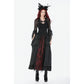 Dark in Love Black Lace Court Lace-Up Camisole
