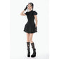 Dark in Love Lolita Bow-Trim Lace Dress