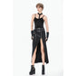 Dark In Love Punk Rib Cage Grommet Waist Cincher