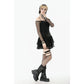 Dark in Love Lyra Fishnet Off-Shoulder Gothic Mesh Top