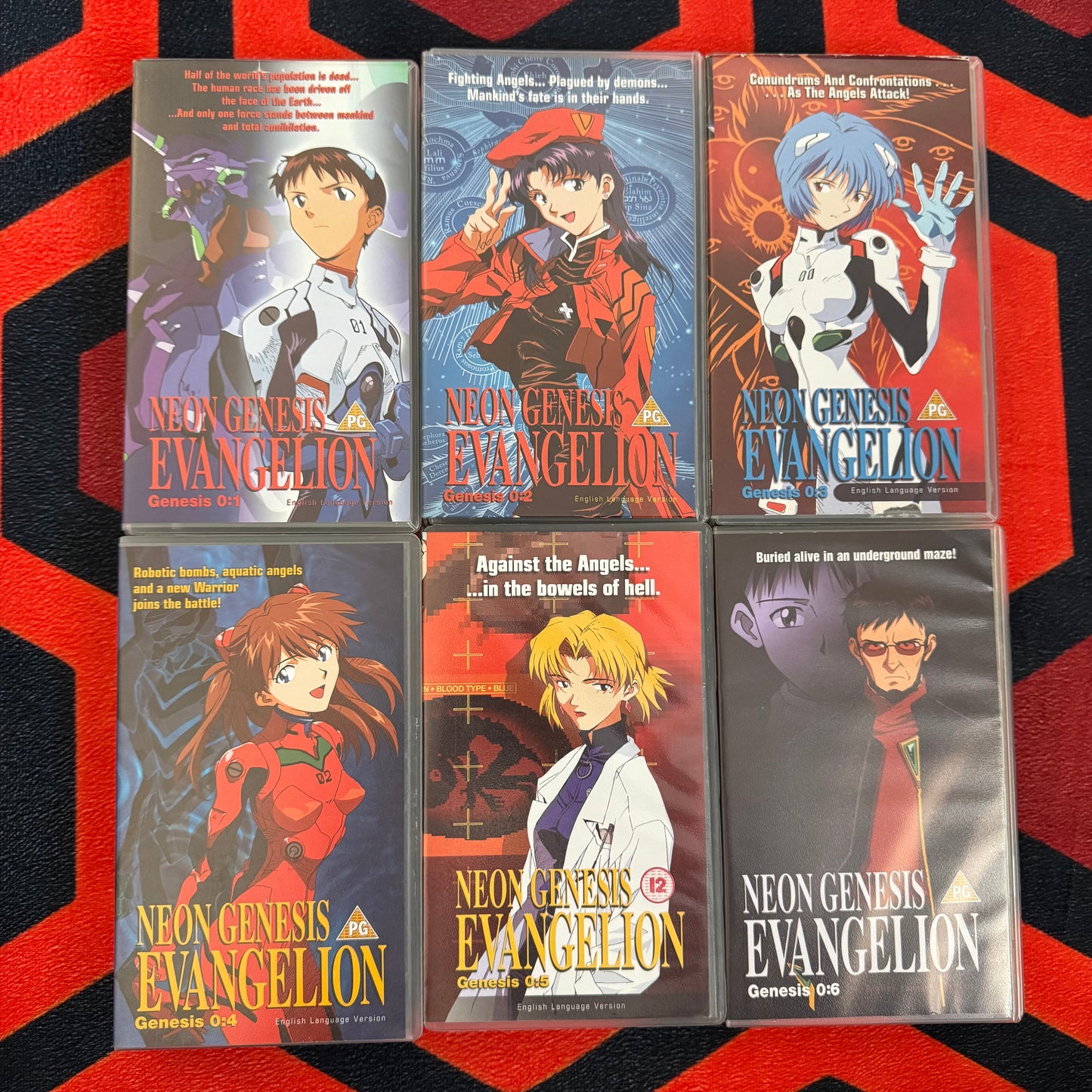 Neon Genesis Evangelion 1-13 ADV Dubbed Series VHS Video Boxset (1995) GEN0113