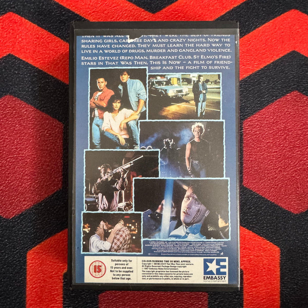 That Was Then… This is Now Ex Rental VHS Video (1985) 1862