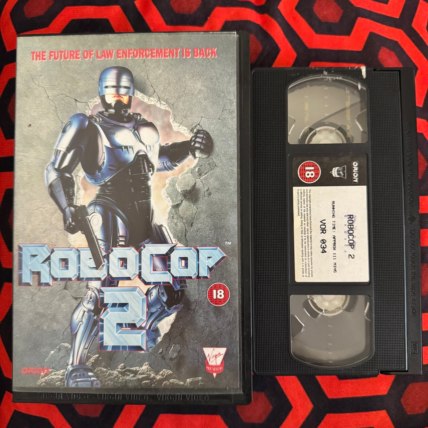 RoboCop 2 Big Box VHS Ex Rental Video (1990) VOR034