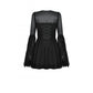 Dark in Love Greta Dark Mystique Gothic Lace-Up Mesh Dress