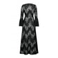 Dark in Love Emersyn Elegant Gothic Lace-Trimmed Long Robe