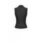 Dark in Love Punk Studded Lace-Up Vest - Alternative Top in Black