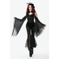 Dark in Love Erzebeth Velvet Lace Flare Trousers - Size UK 16 Left Only!