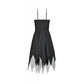 Dark in Love Punk Sleeveless Dress with Chains