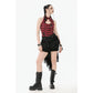 Dark in Love Cordelia Gothic High-Low Layered Skort