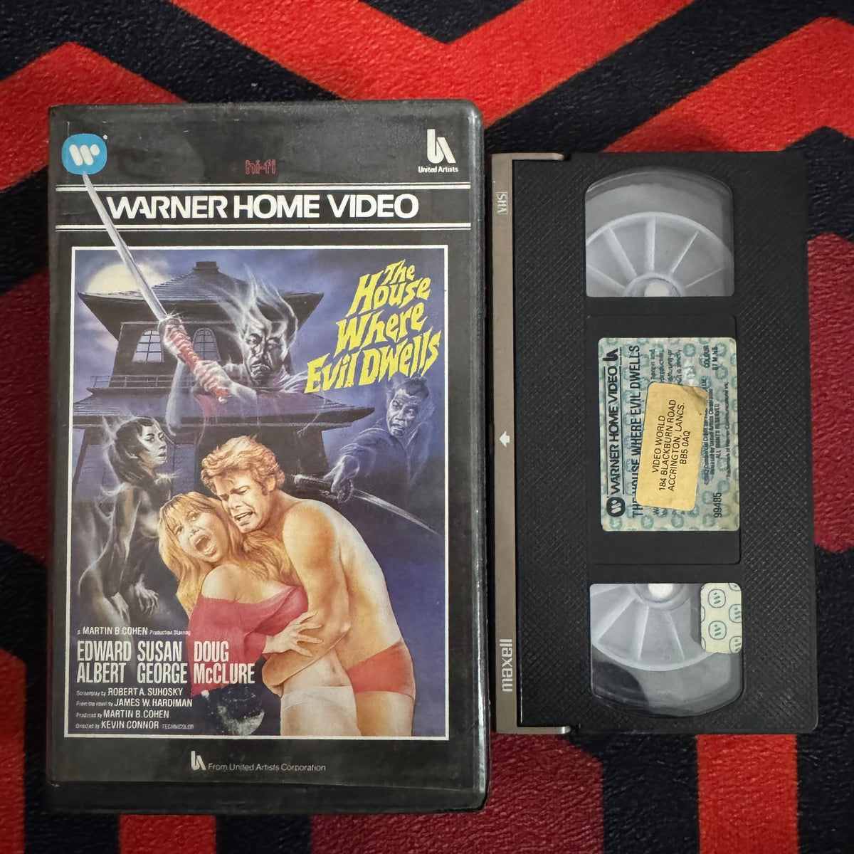 The House Where Evil Dwells Ex Rental VHS Video (1982) PEV99485 [MOULD]