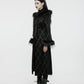 Punk Rave Morrigan Goth Gorgeous Jacquard Coat - Black