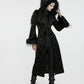 Punk Rave Morrigan Goth Gorgeous Jacquard Coat - Black