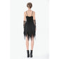 Dark in Love Punk Sleeveless Dress with Chains