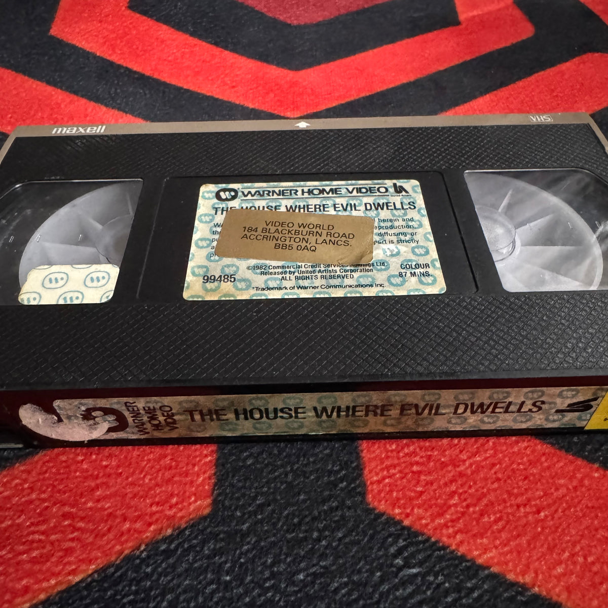 The House Where Evil Dwells Ex Rental VHS Video (1982) PEV99485 [MOULD]