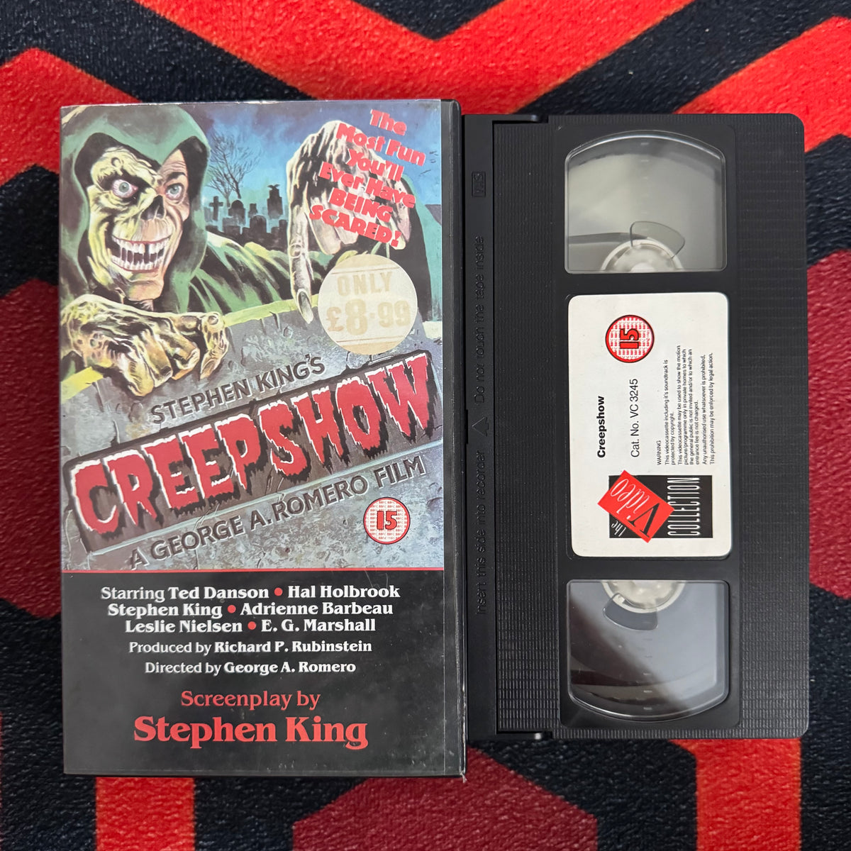 Stephen King's Creepshow VHS Video (1982) VC3245
