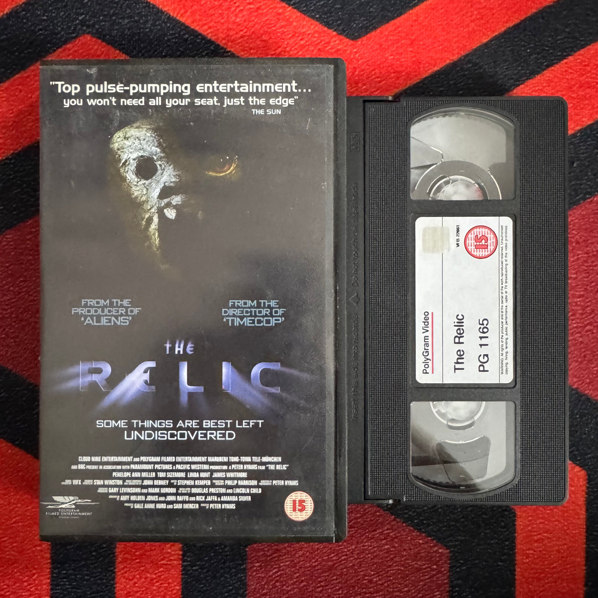 The Relic Ex Rental VHS Video (1997) PG1165
