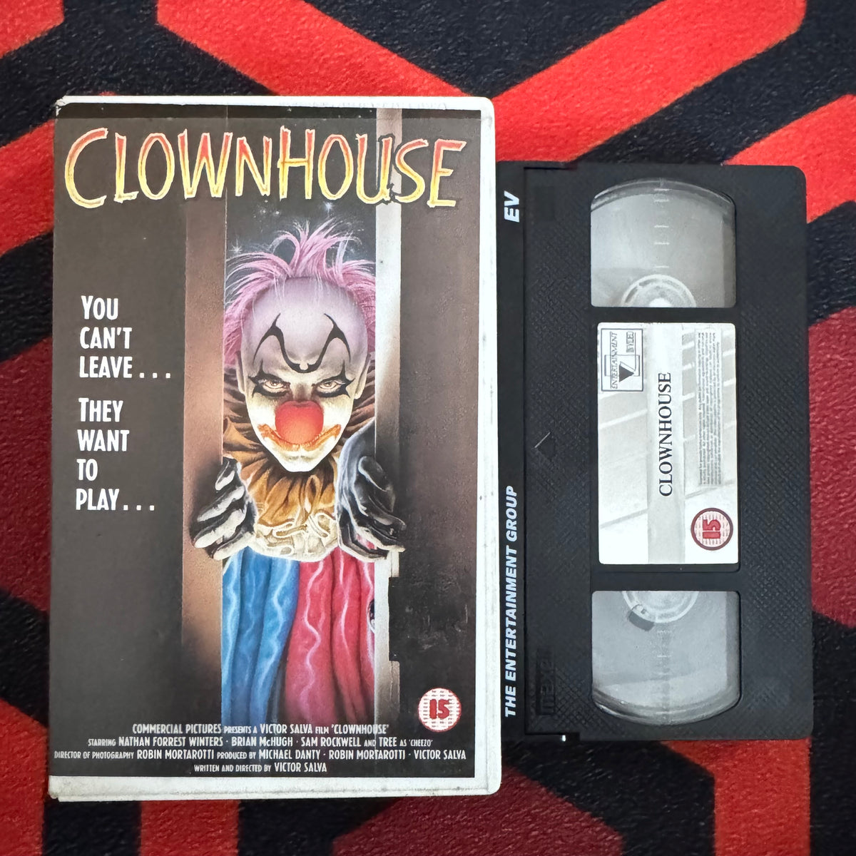 Clownhouse Ex Rental VHS Video (1989) EVV1129