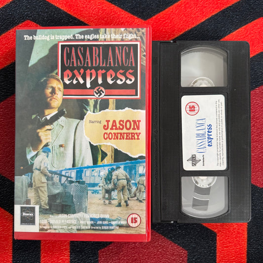Casablanca Express Ex Rental VHS Video (1989) PEV11810