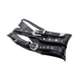 Dark in Love Elvira Faux Leather Layered Goth Waist Belt